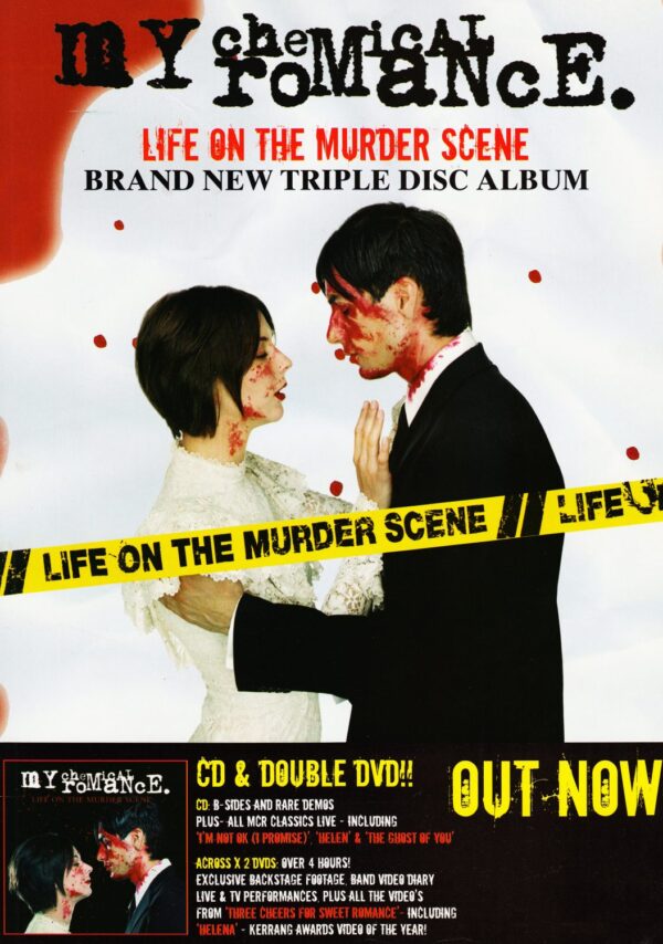 MY CHEMICAL ROMANCE Life on the Murder Scene Poster
