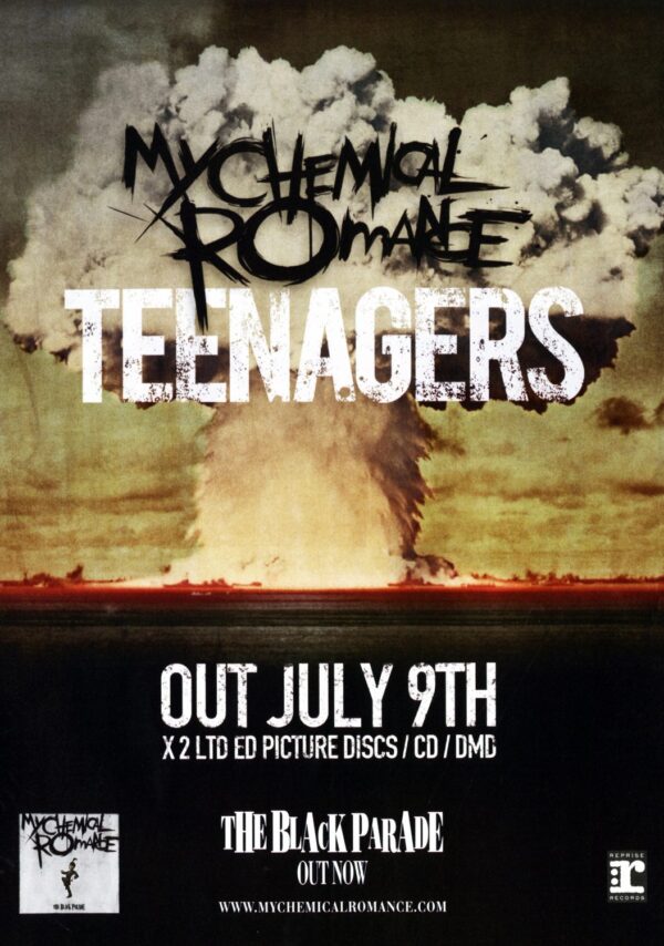 MY CHEMICAL ROMANCE Teenagers Poster Print
