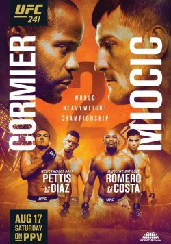 UFC 241 Daniel Cormier vs. Stipe Miocic Anaheim Poster Print