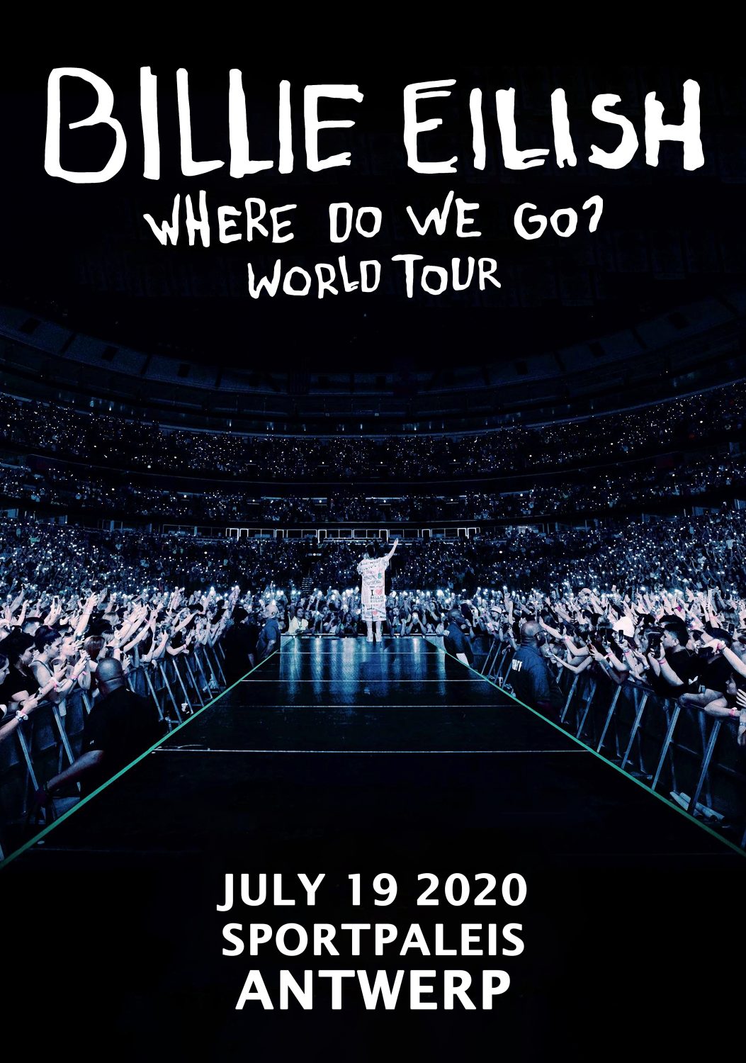 billie eilish world tour poster