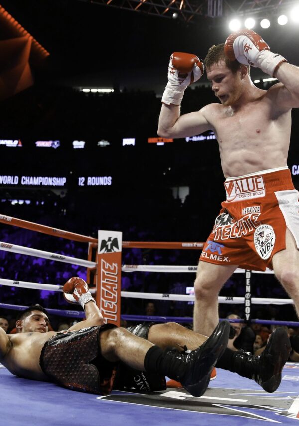 SAUL CANELO ALVAREZ vs. AMIR KHAN Boxing Poster