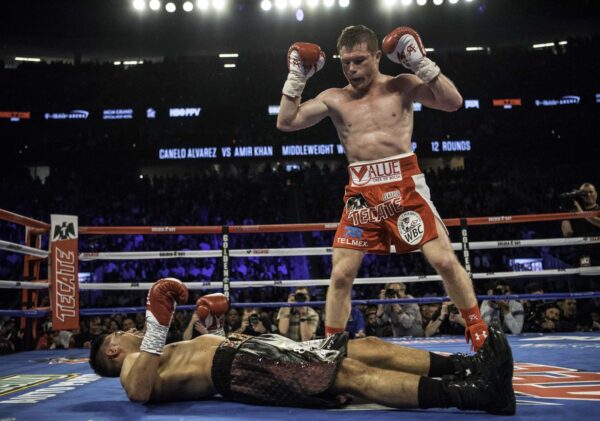 SAUL CANELO ALVAREZ vs. AMIR KHAN Boxing Poster