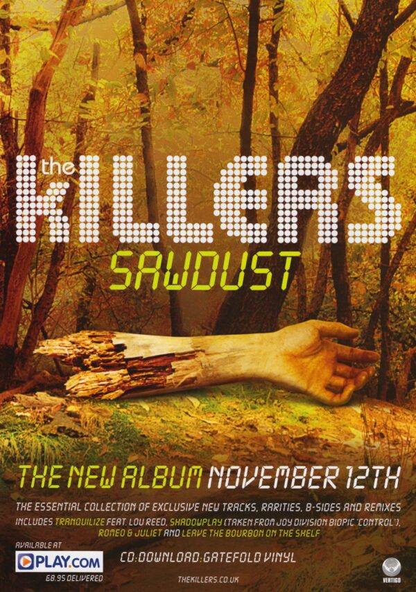 THE KILLERS Sawdust Poster