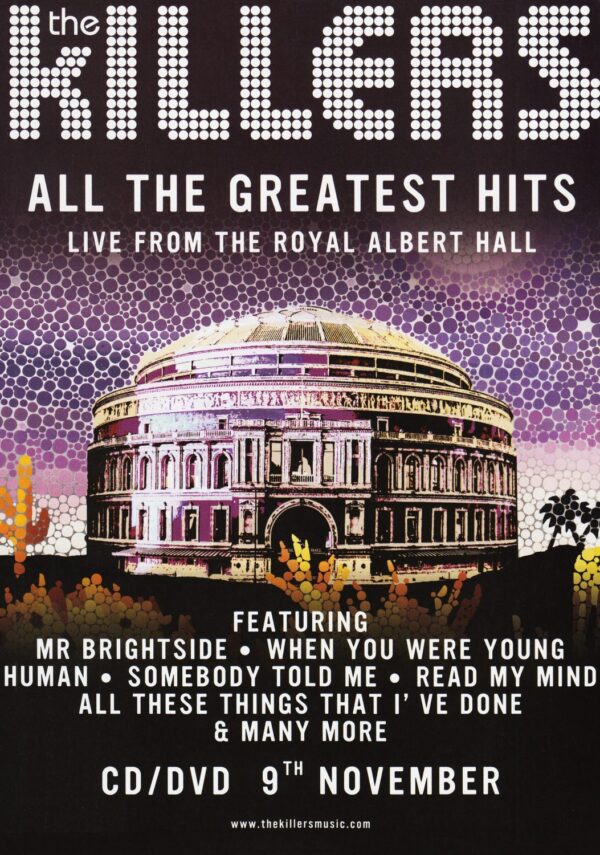 THE KILLERS Live From Albert Hall Poster Print