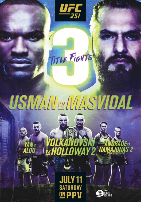 UFC 251 Usman vs. Masvidal Poster