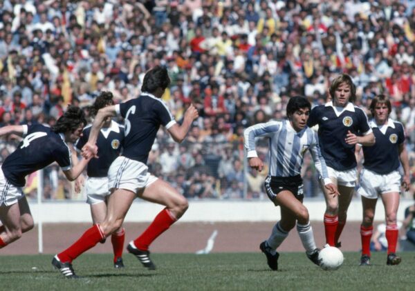 DIEGO MARADONA Vs. Scotland Poster