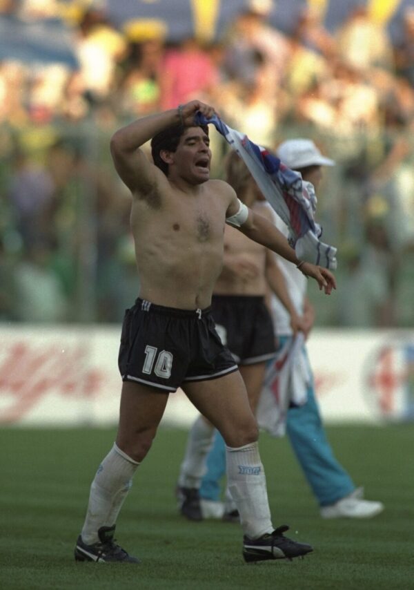DIEGO MARADONA Goal Celebration Poster