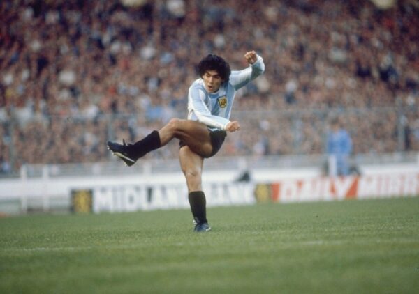 DIEGO MARADONA Scoring Goal Poster