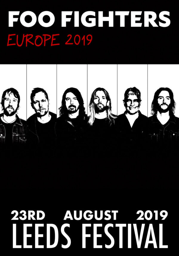 FOO FIGHTERS Concrete & Gold 2019 European Tour: Leeds Festival - Leeds, UK Poster Print