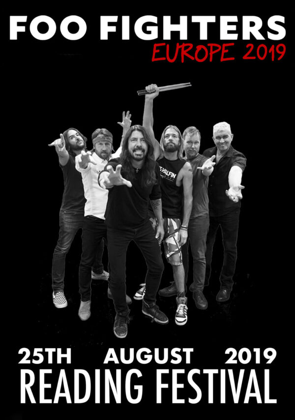 FOO FIGHTERS Concrete & Gold 2019 European Tour: Reading Festival - Reading, UK Poster