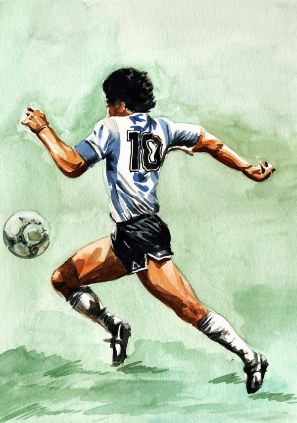 DIEGO MARADONA Art Poster