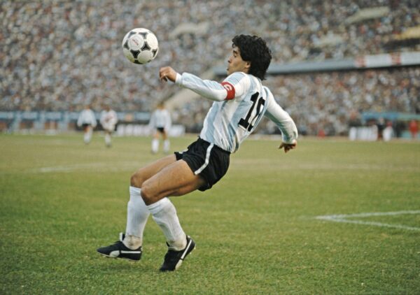 DIEGO MARADONA Volley Poster