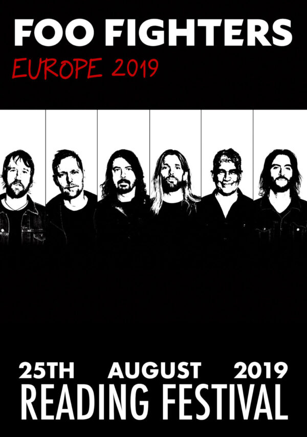 FOO FIGHTERS Concrete & Gold 2019 European Tour: Reading Festival - Reading, UK Poster Print