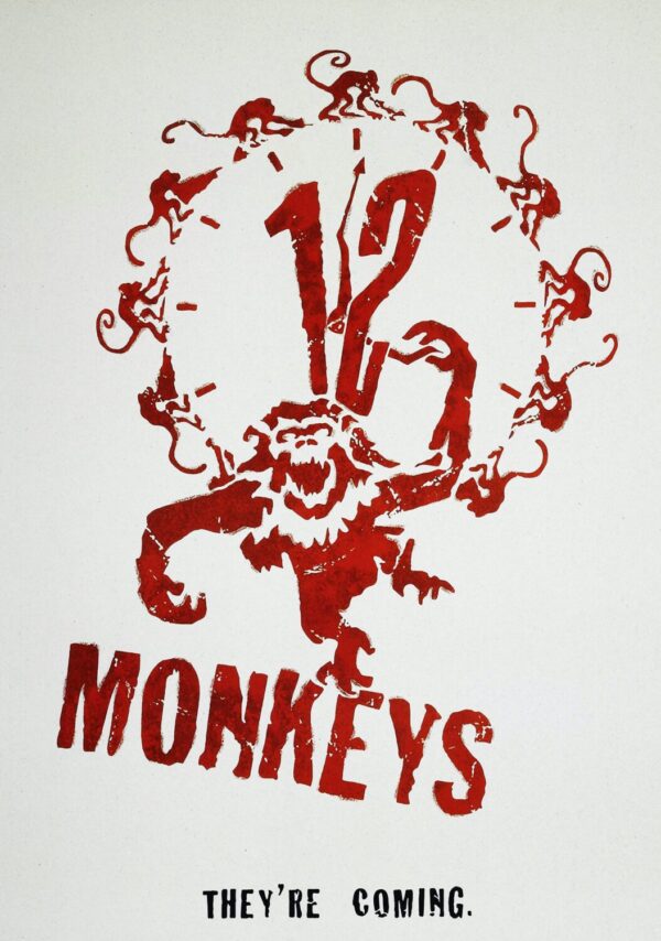 12 Monkeys Movie Poster - Classic 90's Vintage Poster Print