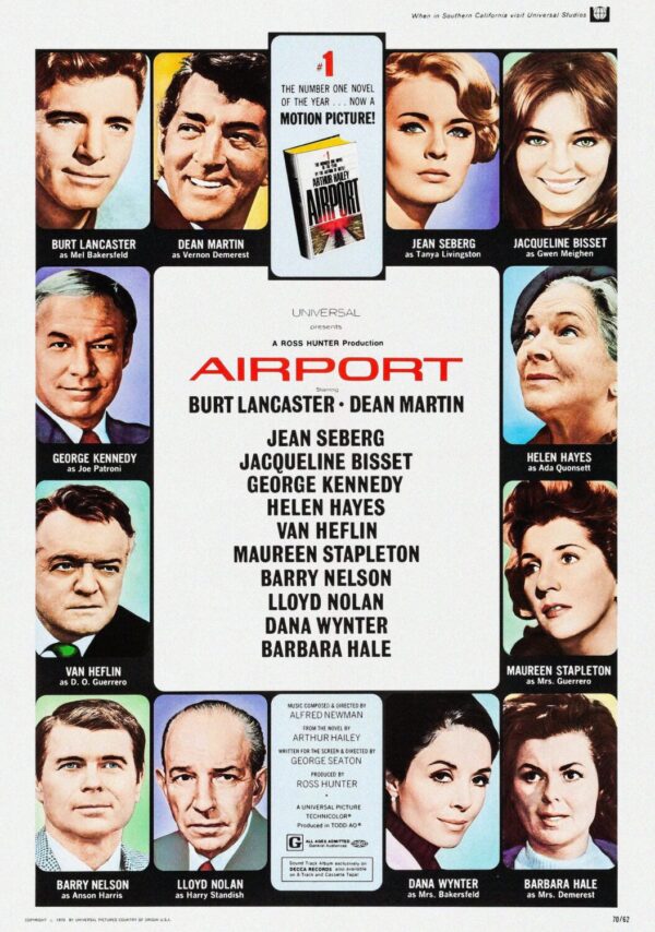 Airport Movie Poster - Classic 70's Vintage Poster Print