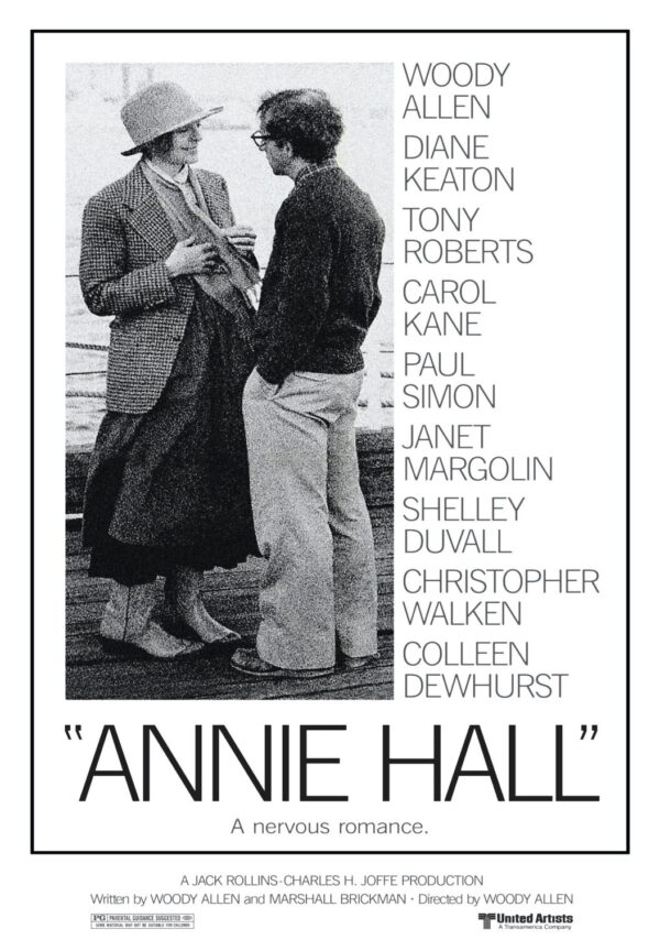 Annie Hall Movie Poster - Classic 70's Vintage Poster Print