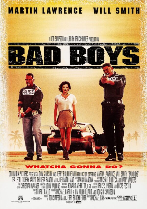 Bad Boys Movie Poster - Classic 90's Vintage Poster Print