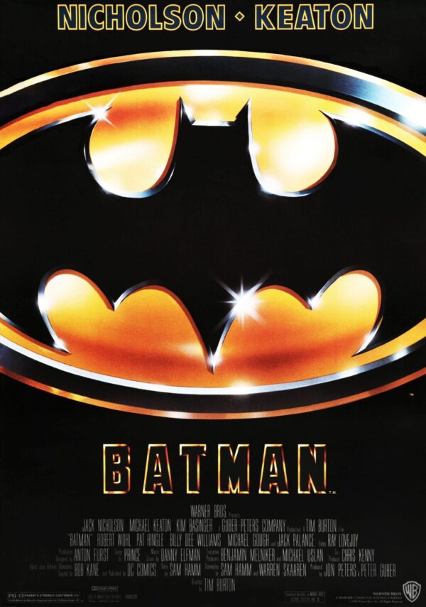 Batman (1989) Movie Poster - Classic 80's Vintage Poster Print