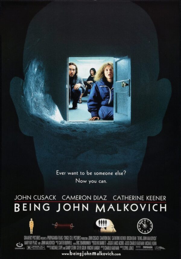 Being John Malkovich Movie Poster - Classic 90's Vintage Poster Print