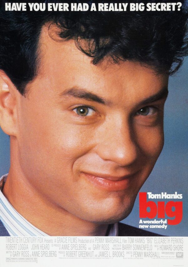 Big (1988 Film) Movie Poster - Classic 80's Vintage Poster Print