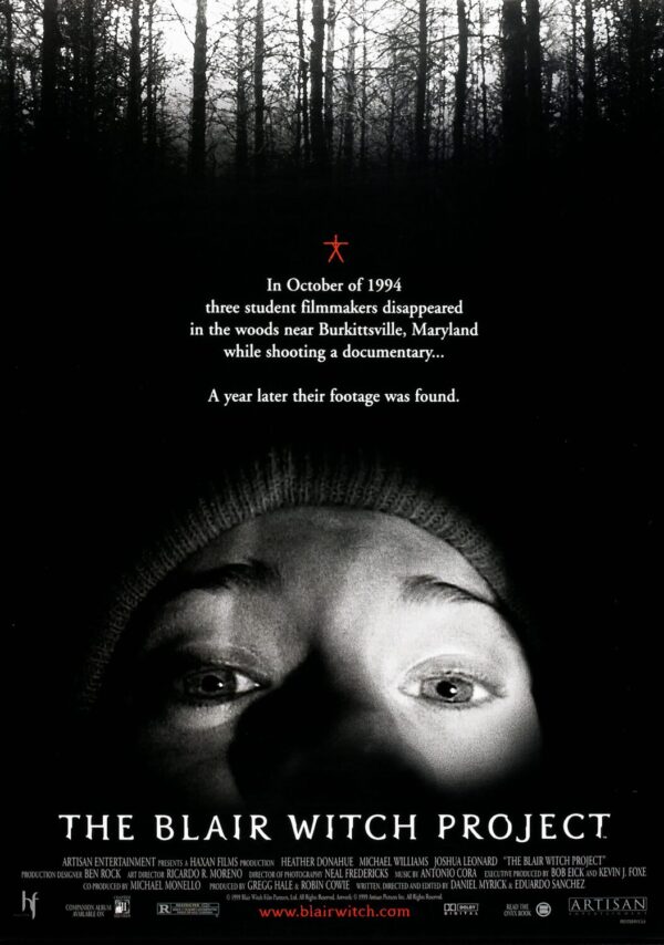 Blair Witch Project Movie Poster - Classic 90's Vintage Poster Print
