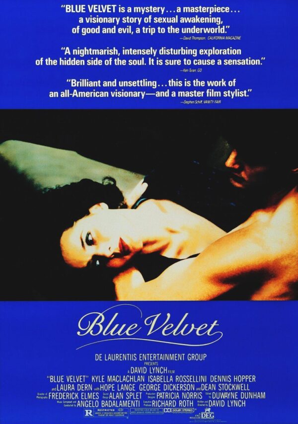 Blue Velvet Movie Poster - Classic 80's Vintage Poster Print