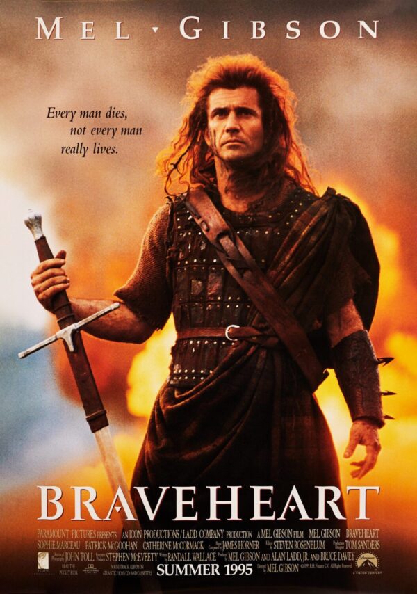 Braveheart Movie Poster - Classic 90's Vintage Poster Print