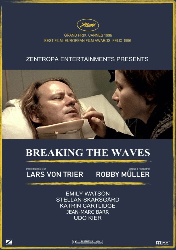 Breaking the Waves Movie Poster - Classic 90's Vintage Poster Print