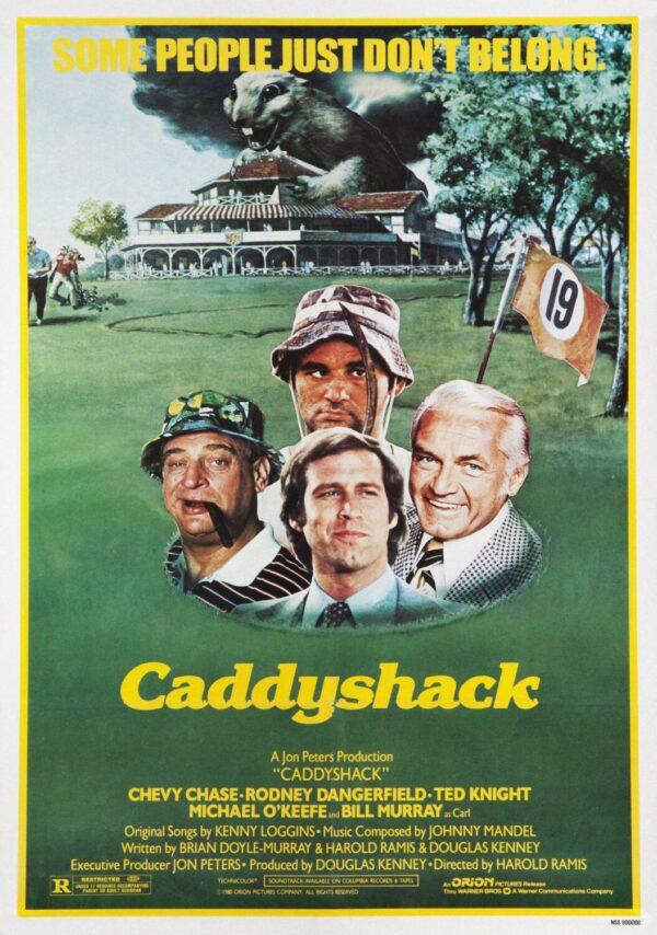 Caddyshack Movie Poster - Classic 80's Vintage Poster Print