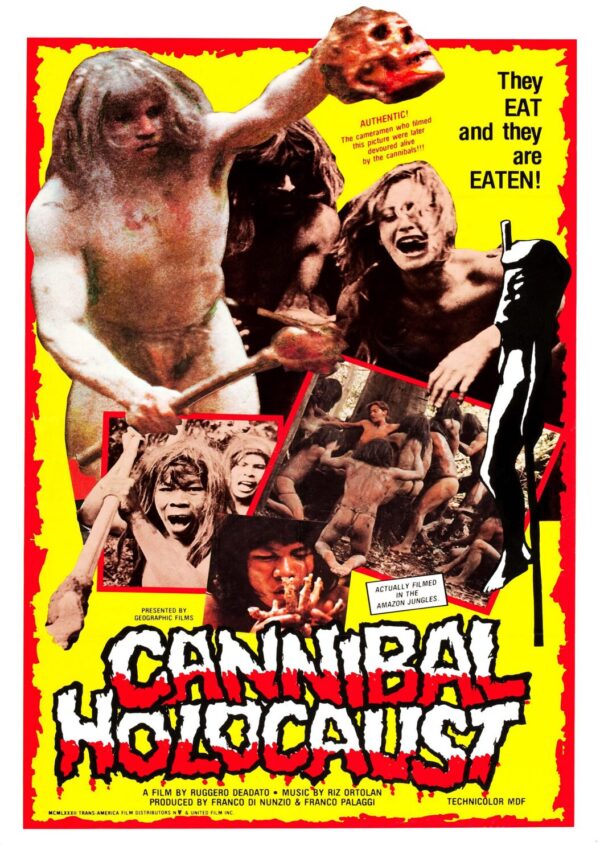 Cannibal Holocaust Movie Poster - Classic 80's Vintage Poster