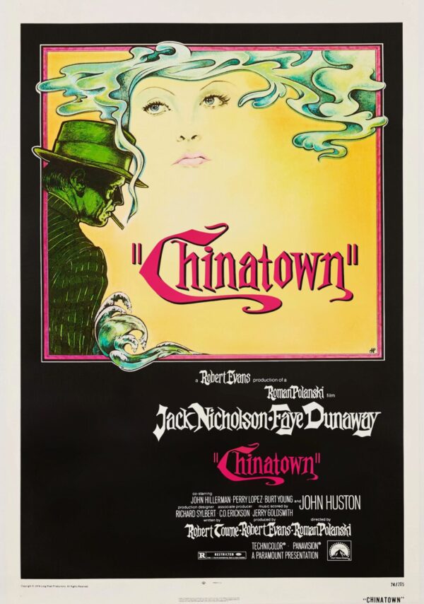 Chinatown Movie Poster - Classic 70's Vintage Poster Print
