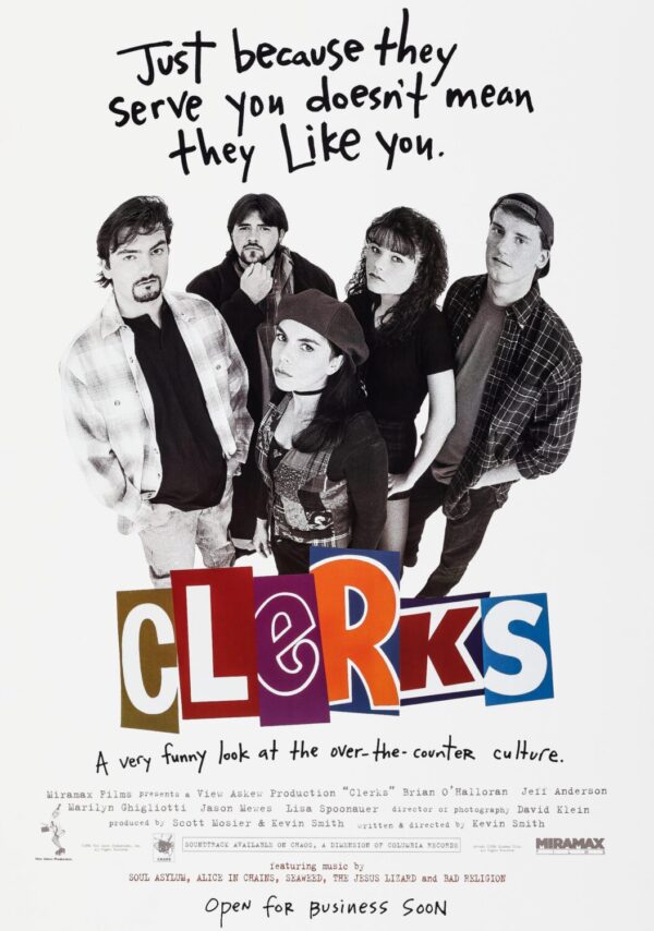 Clerks Movie Poster - Classic 90's Vintage Poster Print
