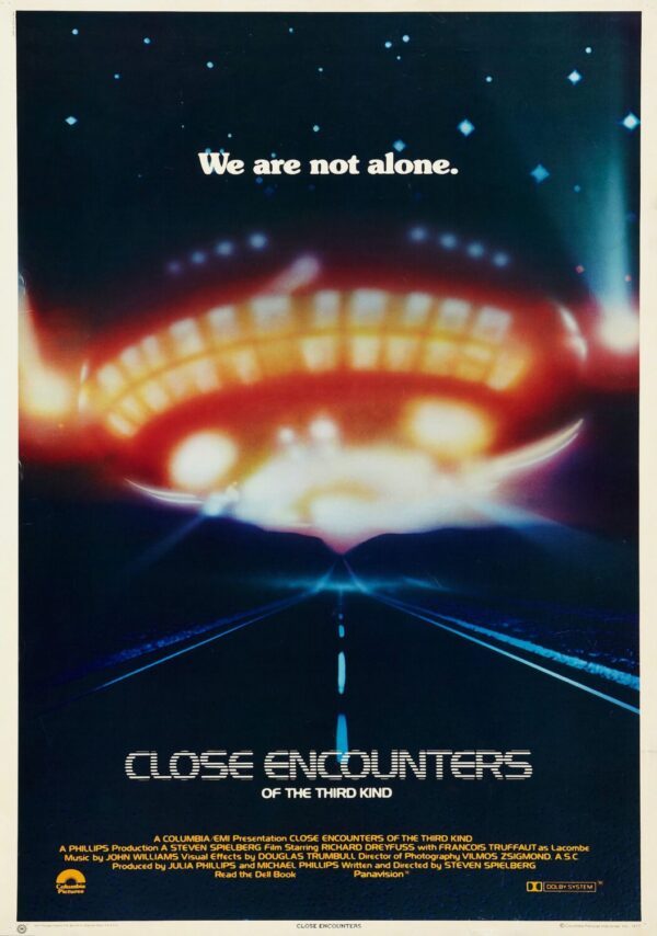 Close Encounters of the Third Kind Movie Poster - Classic 70's Vintage Poster Print