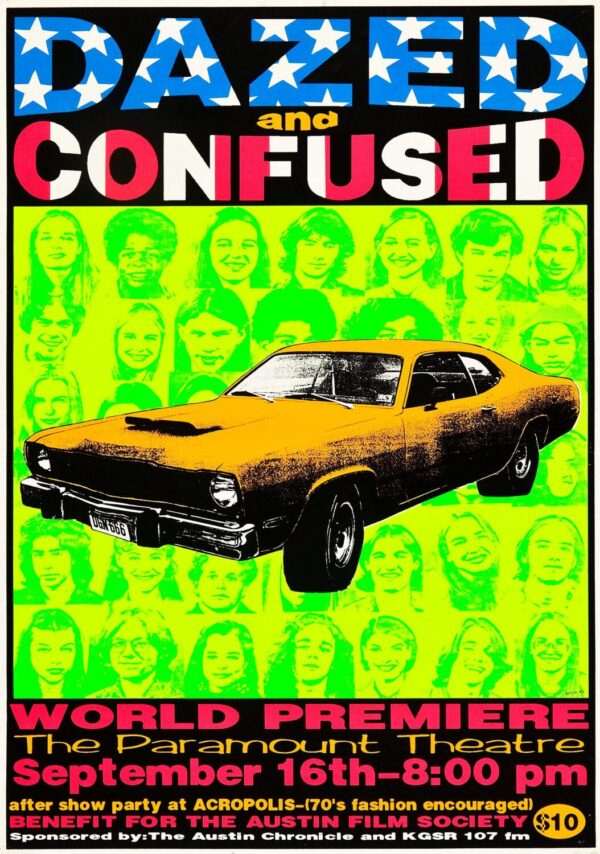 Dazed & Confused Movie Poster - Classic 90's Vintage Poster Print