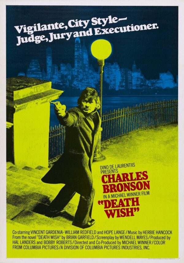 Death Wish Movie Poster - Classic 70's Vintage Poster Print