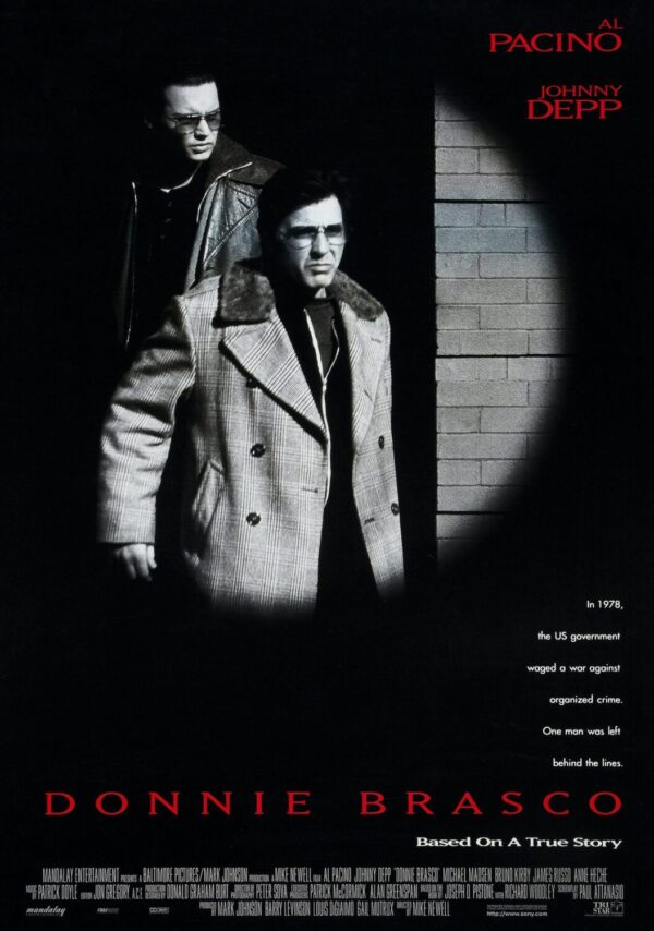 Donnie Brasco Movie Poster - Classic 90's Vintage Poster Print