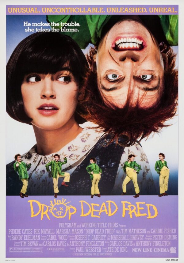 Drop Dead Fred Movie Poster - Classic 90's Vintage Poster Print