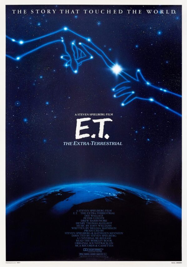 E.T. The Extra-Terrestrial Movie Poster - Classic 80's Vintage Poster Print