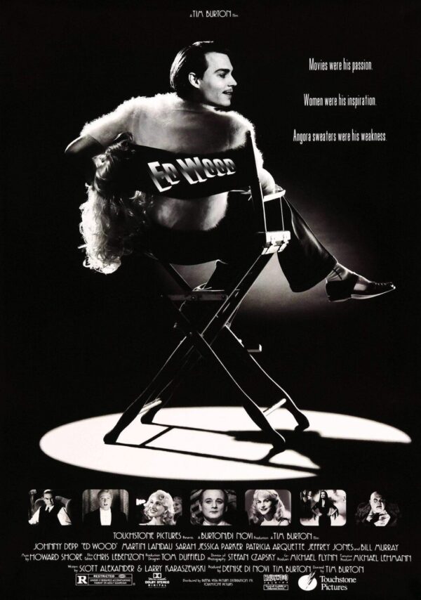 Ed Wood Movie Poster - Classic 90's Vintage Poster Print
