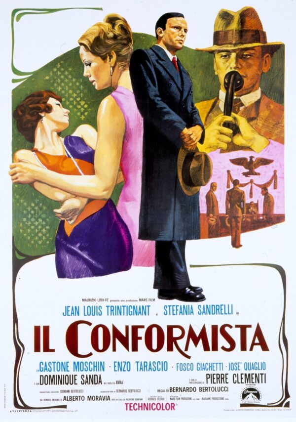 El Conformista (The Conformist) Movie Poster - Classic 70's Vintage Poster Print