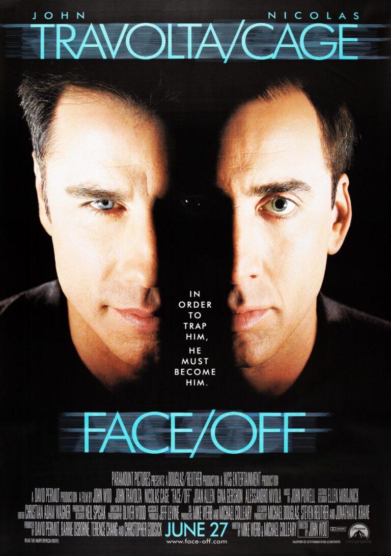 Face/Off Movie Poster Classic 90's Vintage Poster Print