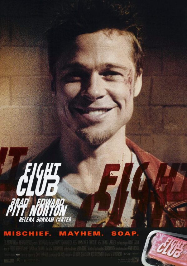 Fight Club Movie Poster - Classic 90's Vintage Poster Print