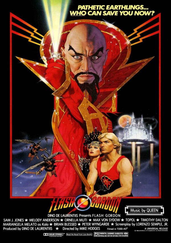 Flash Gordon Movie Poster - Classic 80's Vintage Poster Print