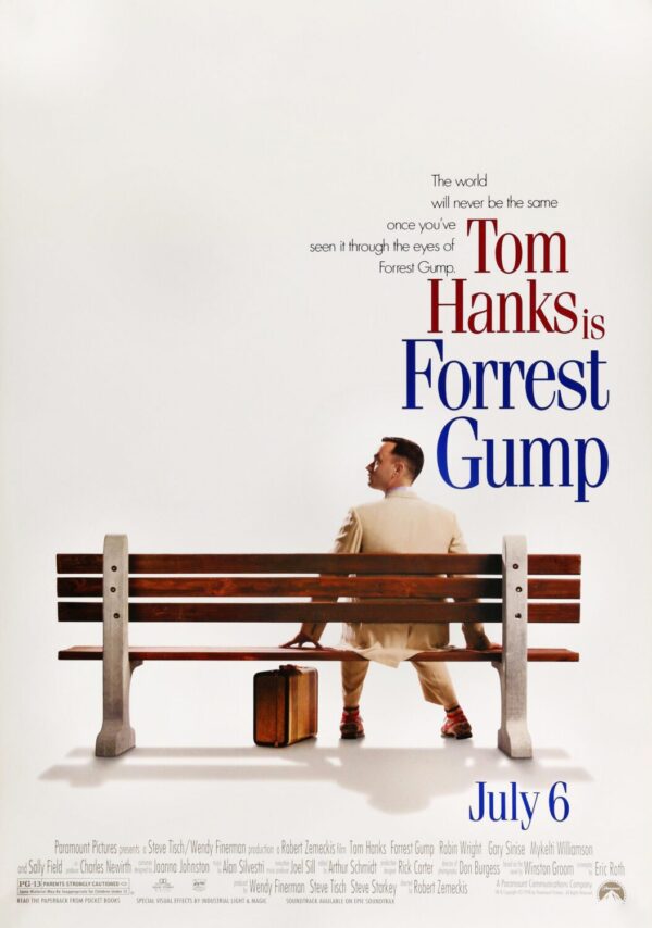 Forrest Gump Movie Poster - Classic 90's Vintage Poster