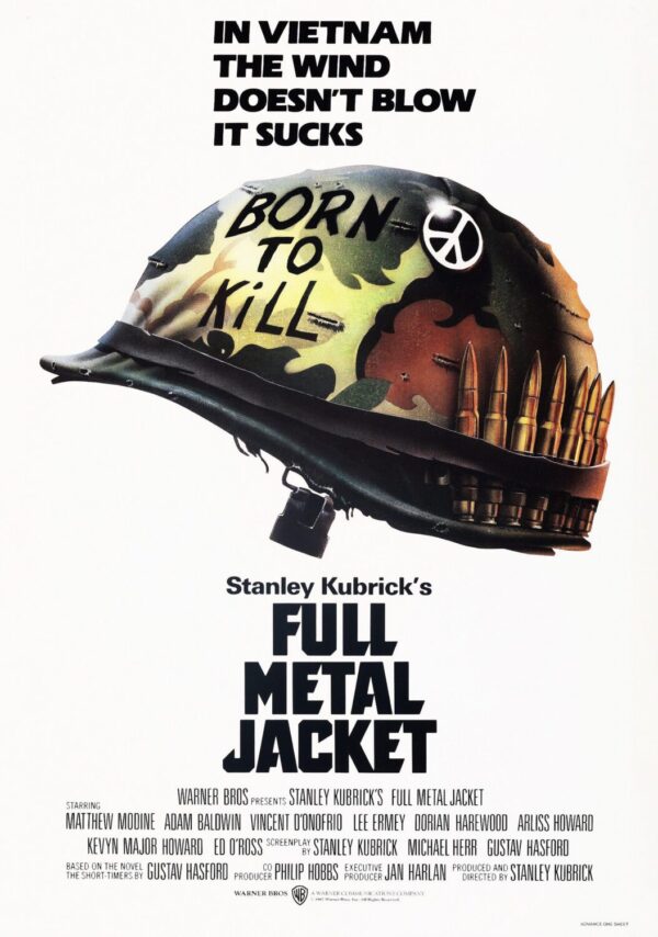 Full Metal Jacket Movie Poster - Classic 80's Vintage Poster Print