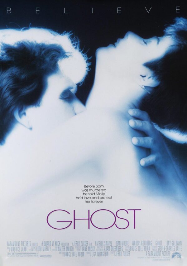 Ghost Movie Poster - Classic 90's Vintage Poster Print