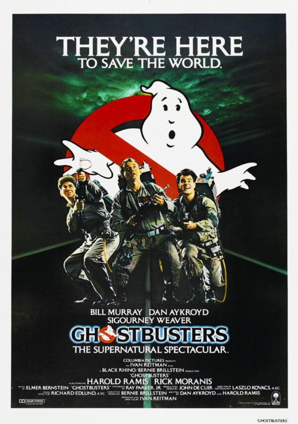 Ghostbusters Movie Poster - Classic 80's Vintage Poster