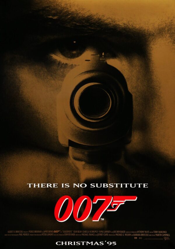 GoldenEye (James Bond) Movie Poster - Classic 90's Vintage Poster Print