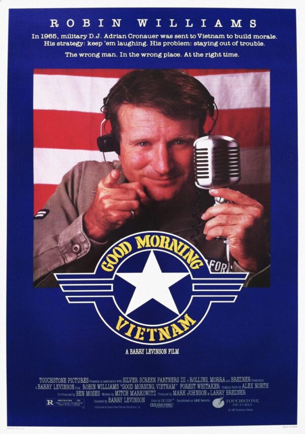 Good Morning Vietnam Movie Poster - Classic 80's Vintage Poster
