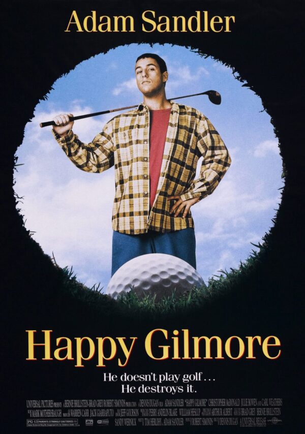 Happy Gilmore Movie Poster - Classic 90's Vintage Poster